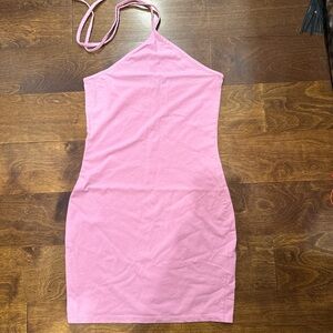 H&M pink mini dress